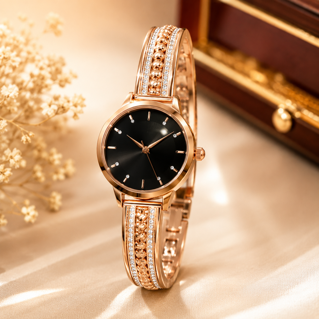 Rose Noir Watch
